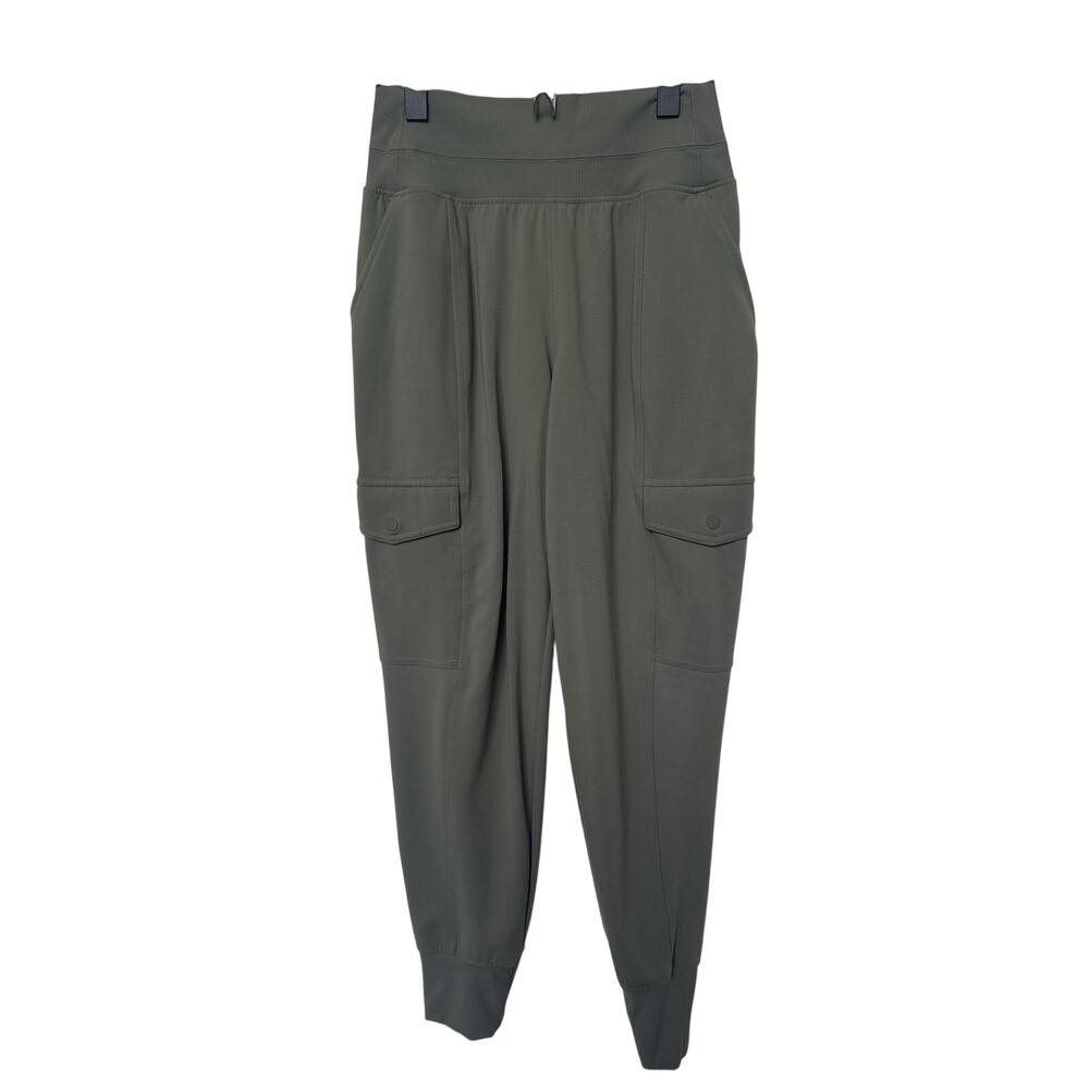 Athleta Venice High Rise Cargo Jogger Pants In Color Oliver Green Size US XS